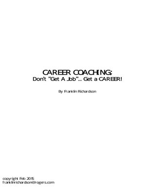 cover image of CAREER COACHING